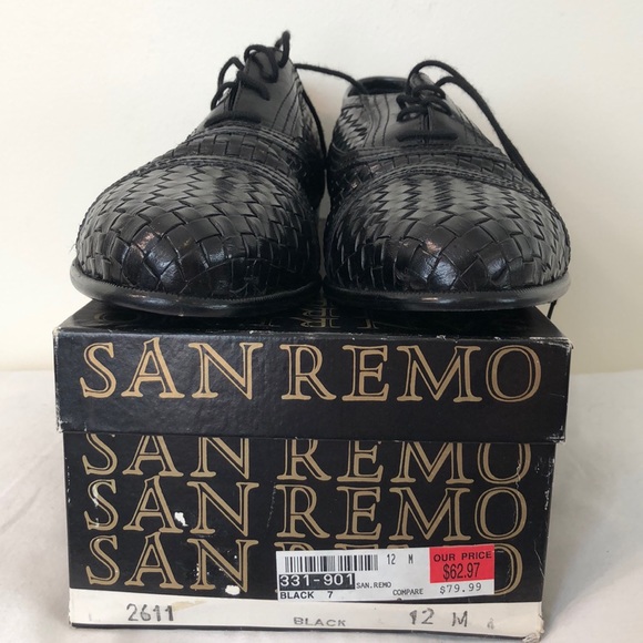 san remo Other - NWT San Remo size 12 black men’s shoes.